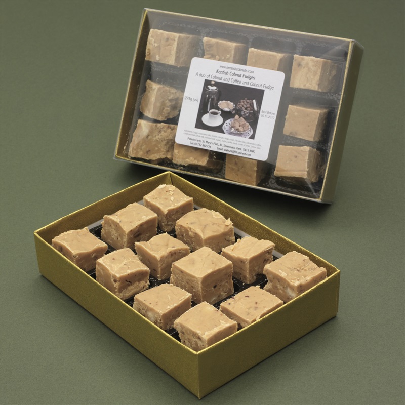 Toasted Kentish Cobnut Fudge Gift Box