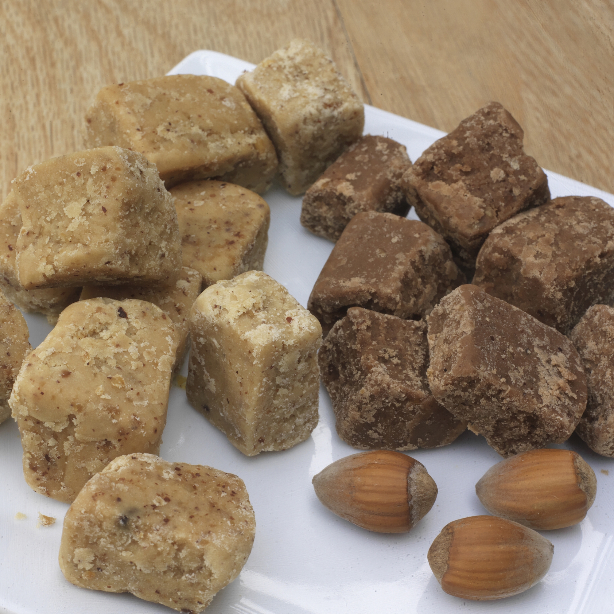 Gregg Wallace, Daily Mail - "One of my favourite producers, Potash Farm from my home county, Kent, has produced a deliciously decadent Chocolate and Kentish Cobnut Fudge. Not too sugary, the little crunchy pieces of nut with the soft fudge is a lovely combination of textures and flavours"