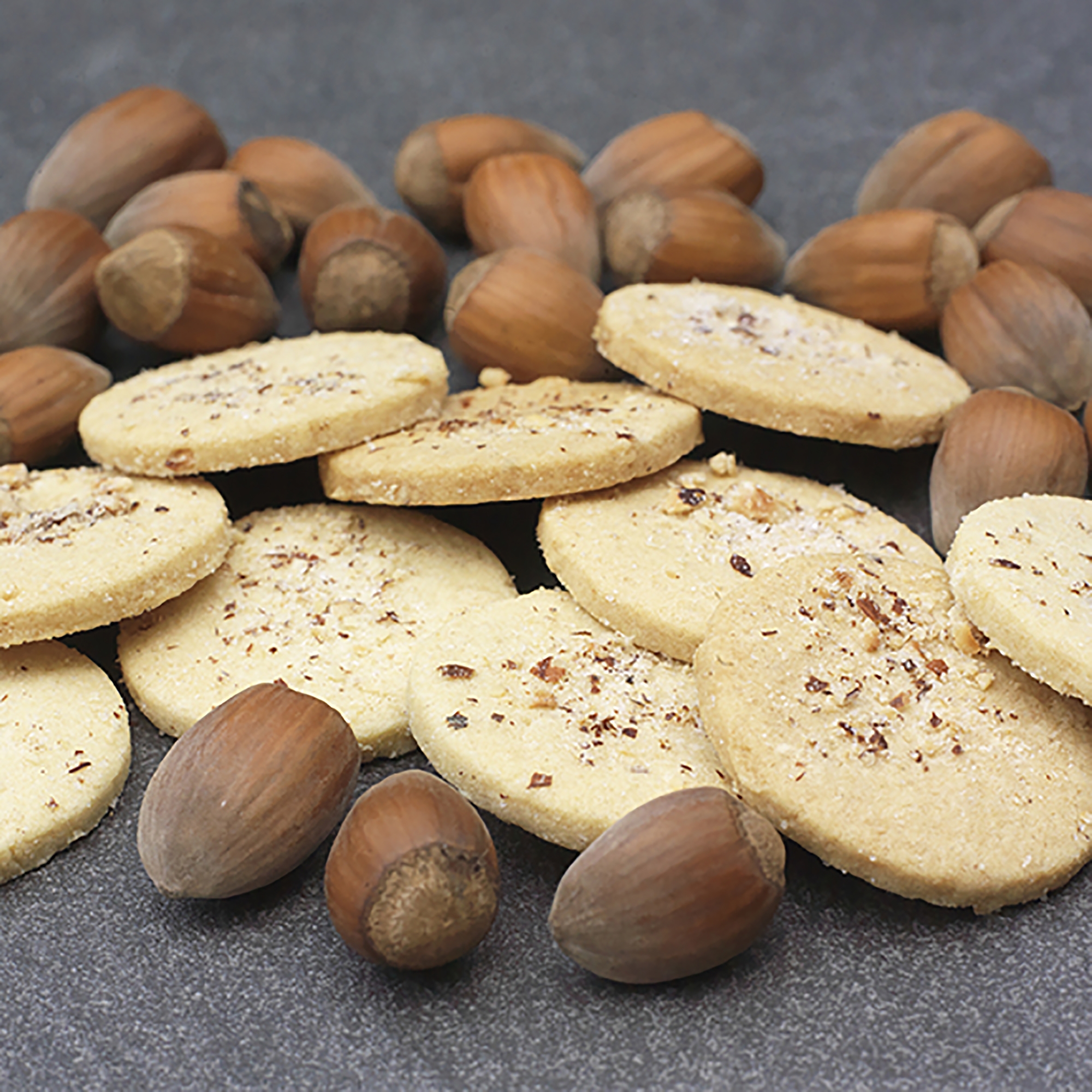 Gregg Wallace, Telegraph Magazine - "Cobnuts are a type of hazelnut that, once dried, have a lovely sweet flavour... and they taste superb in this lovely, buttery Handmade Kentish Cobnut Shortbread from Potash Farm in Kent"