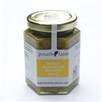 Handmade English  Mustard With Kentish Walnuts