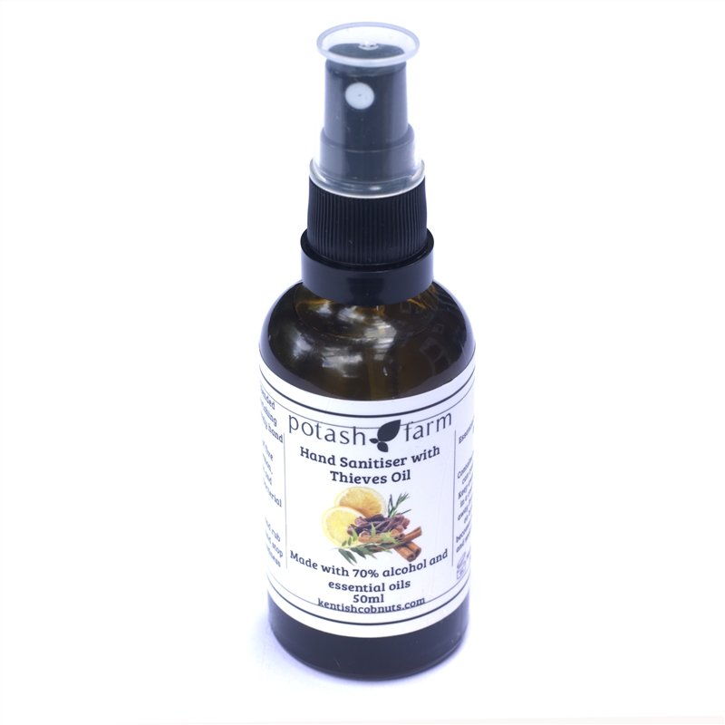 Luxury Hand Sanitiser with Thieves Oil