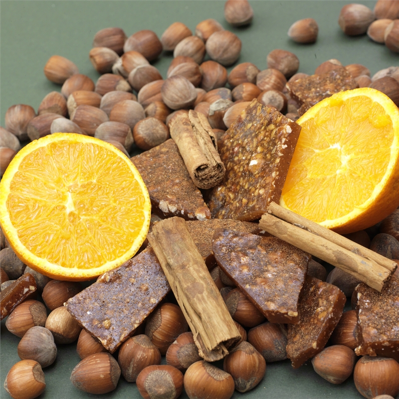 Cinnamon And Orange Kentish Cobnut Brittle