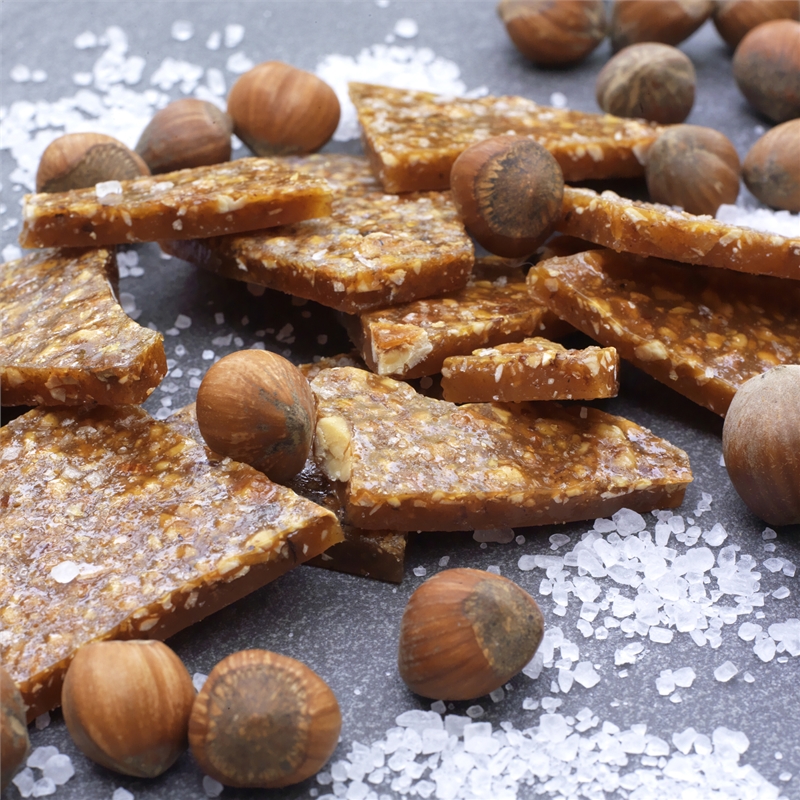 Smoked Sea Salt And Kentish Cobnut Brittle