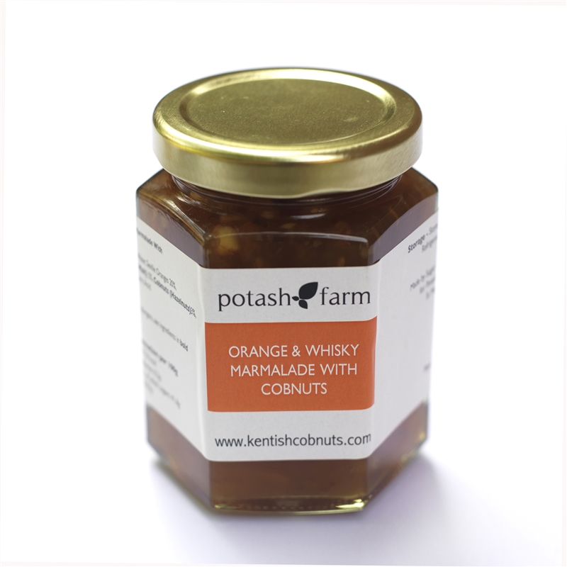 Handmade Seville Orange Marmalade with Whisky and Kentish Cobnuts