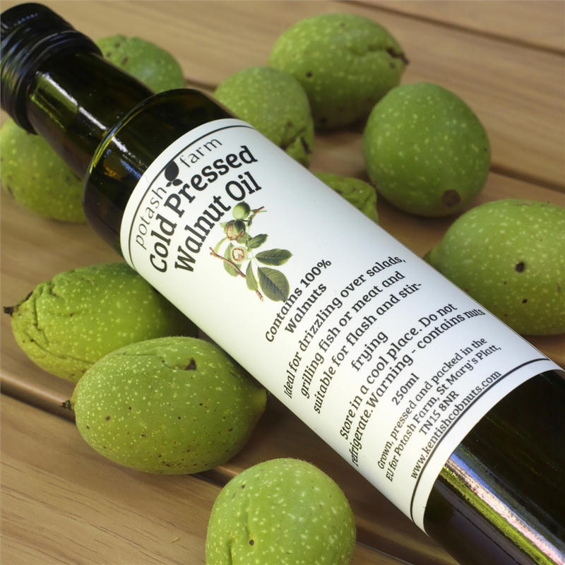 Walnut Oil Virgin Cold Pressed Potash Farm